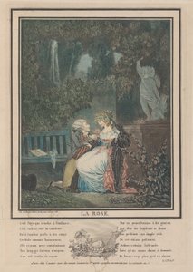 Die Rose, 1788 von Philibert Louis Debucourt