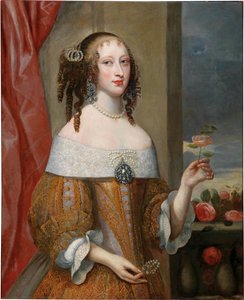 Porträt der Prinzessin Henriette Adelaide von Savoyen 1636-1676, Kurfürstin von Bayern von Philibert Torret