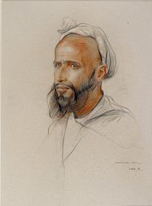 Porträt eines Arabers, 1934 von Philip A de Laszlo