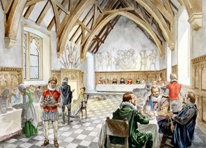 Farleigh Hungerford Castle, um 1660, ca. 1990-2010 von Philip Corke