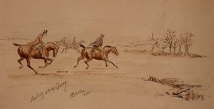 Jagd mit dem Quorn von Philip Eustace Stretton