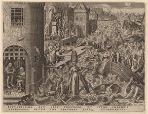 Hoffnung von Philip Galle after Pieter Bruegel the Elder