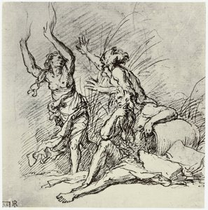 Salvator Rosa, Pan und Syrinx von Philip Henry Delamotte