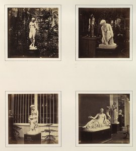 [Skulpturen von Andromeda, die Toilette der Atalanta, Corinna und eine Najade], ca. 1859