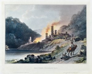 Eisenwerke, Colebrook Dale von Philip James de (1740-1812) Loutherbourg