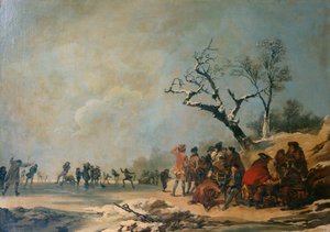 Die Schlittschuhläufer von Philip James de (1740 1812) Loutherbourg