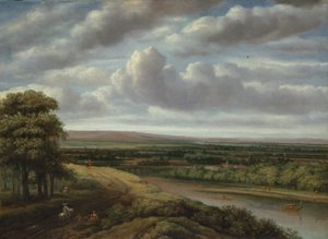 Weitläufige bewaldete Landschaft von Philip Koninck