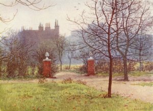 Garten von Scarsdale House, Kensington, 1892 von Philip Norman