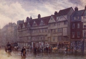 Staple Inn, Holborn, 1884 von Philip Norman