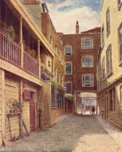 Hof des Old Bell Inn, Holborn, von Norden, 1897 von Philip Norman