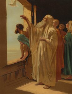 Noah sendet die Taube aus von Philip Richard Morris