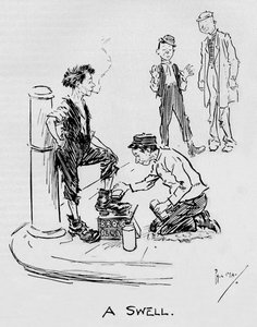 Ein Dandy, um 1896, 1897