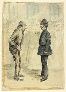 Polizist und Landstreicher von Philip William May