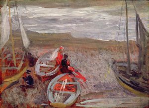 Boote am Strand, Southwold