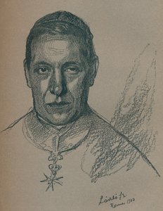 Skizzen-Porträt Seiner Eminenz Kardinal Rampolla von Philip de László