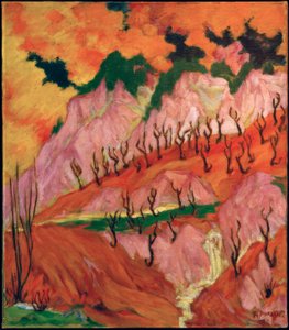Frühlingsbild im Bündner Land (Frühling im Bündner Land) von Philipp Bauknecht