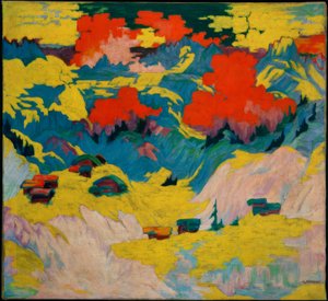 Winterlandschaft bei Davos Laret von Philipp Bauknecht
