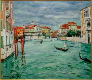 Kanal mit Gondeln