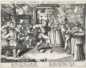 Eiertanz, ca. 1580 von Philipp Galle