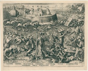 Fortitudo Fortitude aus Die Sieben Tugenden von Philipp Galle