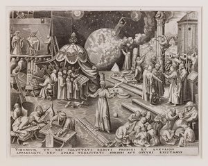 Temperantia Temperance aus Die Sieben Tugenden, 1560 von Philipp Galle