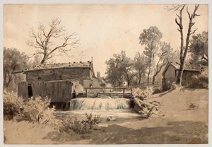 Mühle am Bach bei Schliersee