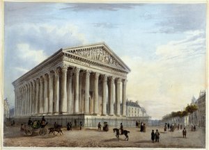 Eglise de la Madeleine - in "Promenade dans Paris et ses environs" von Jacottet et Benoist, Paris