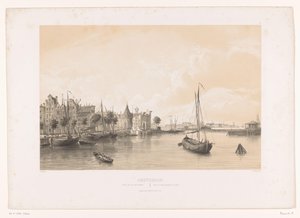 Blick auf das Westerdok in Amsterdam von Philippe Benoist
