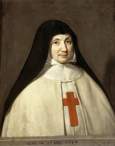 Porträt von Angélique Arnauld 1591-1661, Äbtissin der Abtei von Port-Royal