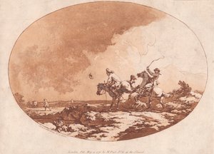 Ein windiger Tag von Philippe Jacques de Loutherbourg