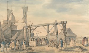 Die Ankunft eines Hoy in Margate von Philippe Jacques de Loutherbourg