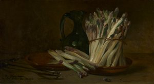 Stillleben mit Spargel, ca. 1880 von Philippe Rousseau