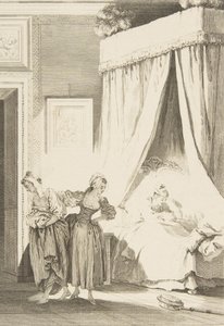 La Gageure des trois Commeres: La Servante, aus Contes et nouvelles en vers