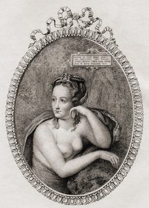 Französische Mätresse von König Heinrich II. von Frankreich: Diane de Poitiers (1499-1566) von Philippe after Mercier