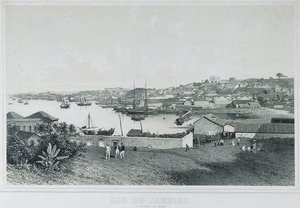 Neun Panoramablicke auf Rio de Janeiro: A Prainha (da Saude)