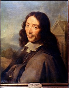 Porträt von Claude Perrault von Philippe de (after) Champaigne