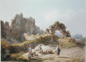 Tor von Carisbrook Castle, aus 