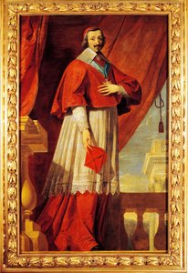 Porträt von Kardinal Richelieu von Philippe de (school of) Champaigne
