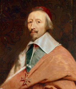 Detail: „Armand Jean du Plessis, Kardinal von Richelieu“ von Philippe de (studio of) Champaigne