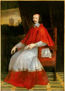Ganzkörperporträt von Kardinal Jules Mazarin (Giulio Raimondo Mazzarino oder Mazarino) (1602-1661)