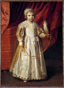 Porträt von Anne Marie de Chevreuse (1624-1652), Tochter des Großfalkners Claude de Lorraine, Herzog von Chevreuse