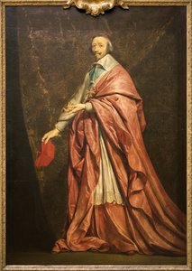 Porträt von Armand Jean du Plessis Kardinal de Richelieu von Philippe de Champaigne