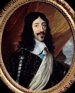 Porträt von König Ludwig XIII. von Frankreich. Gemälde von Philippe de Champaigne. Paris, Musée Carnavalet von Philippe de Champaigne