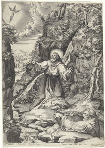 Franziskus von Assisi empfängt die Stigmata