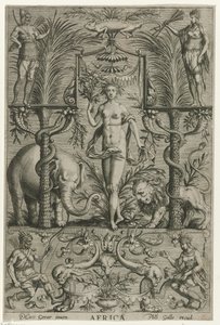Afrika von Philips Galle (attributed to workshop of)