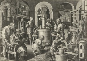 Destillation von Philips Galle (attributed to workshop of)