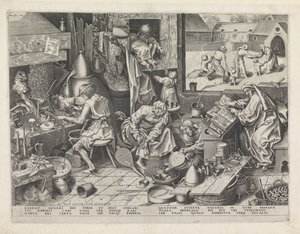 Alchemist von Philips Galle