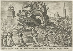 Die Zerstörung von Jericho von Philips Galle