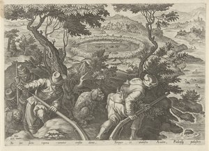 Entenjagd von Philips Galle