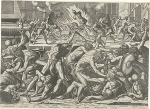 Kampf der Gladiatoren von Philips Galle